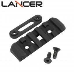 Lancer Systems 2" Accessory Rail for Round Carbon Fiber Handguard