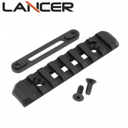 Lancer Systems 4" Accessory Rail for Round Carbon Fiber Handguard