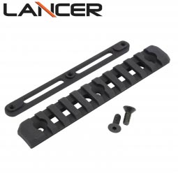 Lancer Systems 5"  Base Rail for Round Carbon Fiber Handguard