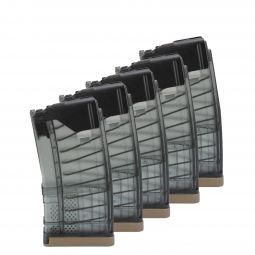 Lancer Systems L5 Advanced Warfighter 300 Blackout 20 Round Translucent Smoke Magazine, 5-Pack