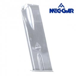 Mec-Gar Browning Hi-Power .40 S&W 10 Rd. Magazine, Nickel