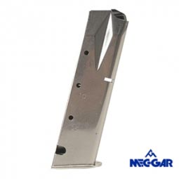 Mec-Gar Browning Hi-Power 9mm 13 Rd. Magazine, Nickel