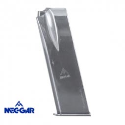 Mec-Gar Browning Hi-Power 15 Rd. Magazine, Nickel