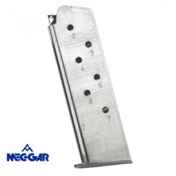 Mec-Gar 1911 .45 ACP 7 Rd. Magazine, Nickel