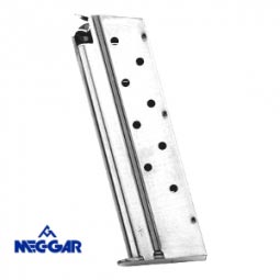 Mec-Gar 1911 10mm 8 Rd. Magazine, Nickel