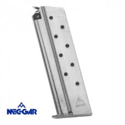 Mec-Gar 1911 .38 Super 9 Rd. Magazine, Nickel