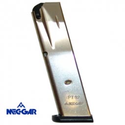 Mec-Gar Taurus PT 92/99 9mm 15 Rd. Magazine, Nickel