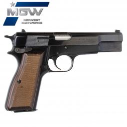 MGW Custom Browning Hi-Power .40 S&W w/ Ambi Safety, Blued / Matte