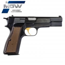 MGW Custom Browning Hi-Power 9mm w/ Standard Safety, Blued