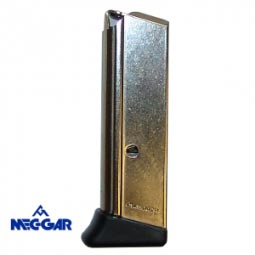 Mec-Gar Walther PPK .380 6 Rd. Magazine with Finger Rest, Nickel