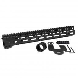 Midwest Industries AR-15 Combat Rail M-Lok Handguard, 14" Black