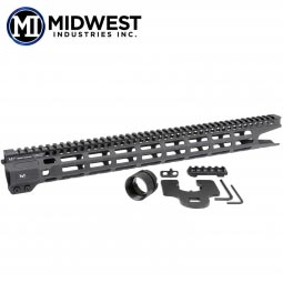 Midwest Industries AR-15 Combat Rail Handguard, 17.5" Black