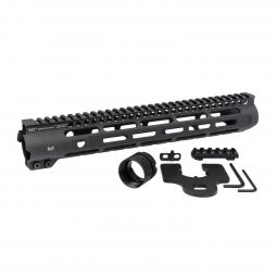 Midwest Industries AR-15 SLH Slim Line M-Lok Handguard, 12-5/8" Black