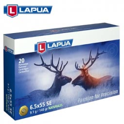 Lapua 6.5x55 SE 140 Gr.Naturalis Ammunition 20 Round Box