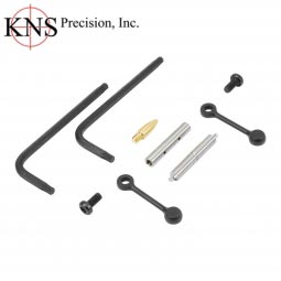 KNS Precision AR15 / AR10 / M16 Gen2 Mod 2 Non-Rotating Trigger / Hammer Pin Set, .154" Dia., Black