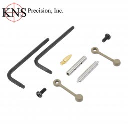 KNS Precision AR15/AR10/M16 Gen2 Mod 2 Non-Rotating Trigger / Hammer Pin Set, .154" Dia., Dark Earth