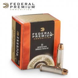 Federal Premium Personal Defense .357 Magnum 158gr. Hydra-Shock JHP Ammunition, 20 Round Box