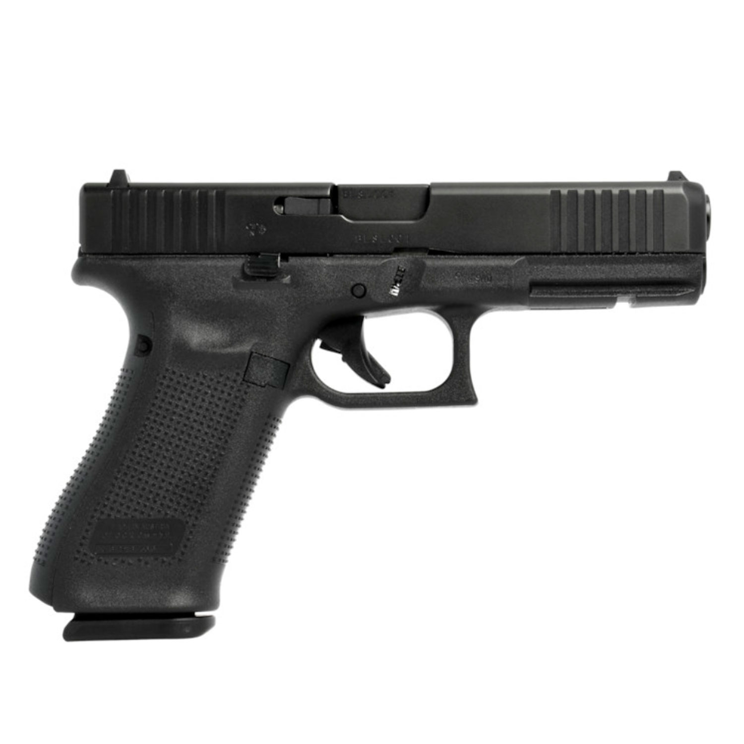 Glock 17 Gen5 9mm Pistol w/ Front Serrations, 17 Round Magazines: MGW