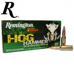 Remington Hog Hammer 30 Remington AR Ammunition 20 Round Box