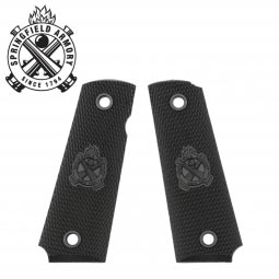 Springfield Armory 1911 Black Composite Grip Set, Beveled Mag Well