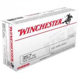 Winchester .357 SIG 125gr. Full Metal Jacket Ammunition 50 Round Box