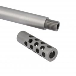 Rifle Custom Muzzle Brake installation