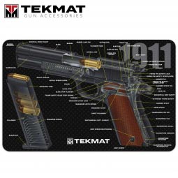 TekMat 1911 Cut Away 11"x17" Gun Cleaning Mat