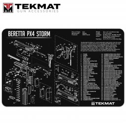 TekMat Beretta PX4 Storm 11"x17" Gun Cleaning Mat, Black