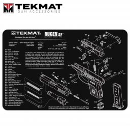 TekMat Ruger LCP 11"x17" Gun Cleaning Mat, Black