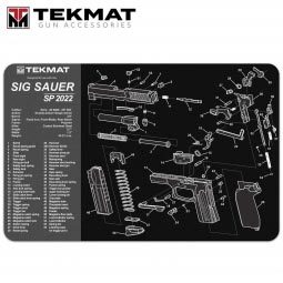 TekMat Sig Sauer SP2022 11"x17" Gun Cleaning Mat, Black