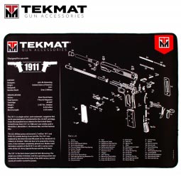 TekMat 1911 15"x20" Premium Gun Cleaning Mat, Black