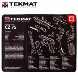 TekMat CZ 75 15"x20" Premium Gun Cleaning Mat, Black