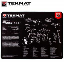 TekMat Sig Sauer P226 15"x20" Premium Gun Cleaning Mat, Black