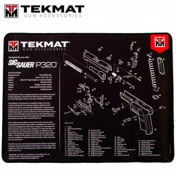 TekMat Sig Sauer P320 15"x20" Premium Gun Cleaning Mat, Black