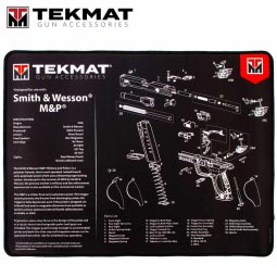 TekMat Smith & Wesson M&P 15"x20" Premium Gun Cleaning Mat, Black