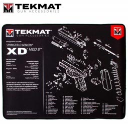 TekMat Springfield Armory XD Mod.2 15"x20" Premium Gun Cleaning Mat, Black