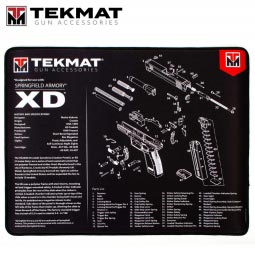 TekMat Springfield Armory XD 15"x20" Premium Gun Cleaning Mat, Black