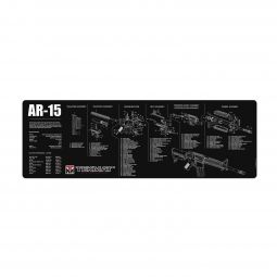 TekMat AR-15 12"x36" Gun Cleaning Mat, Black