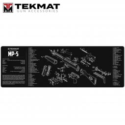 TekMat Heckler & Koch MP5 12"x36" Gun Cleaning Mat, Black