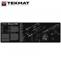 TekMat Mauser K98 12"x36" Gun Cleaning Mat, Black