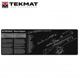 TekMat Mosin Nagant 12"x36" Gun Cleaning Mat, Black