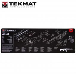 TekMat AK-47 15"x44" Premium Gun Cleaning Mat, Black