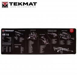 TekMat AR-15 15"x44" Premium Gun Cleaning Mat, Black