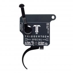 TriggerTech Rem 700 Special Two-Stage Trigger, Right Handed, Black Curved Trigger