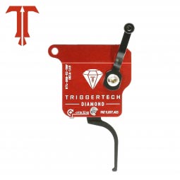 TriggerTech Rem 700 Diamond Trigger, Left Handed, Black Pro Flat Trigger