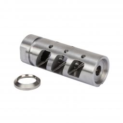 Rise Armament .223 / 5.56 HP Compensator, Stainless Steel