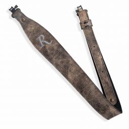 Remington Distressed Garment Leather Sling, Black