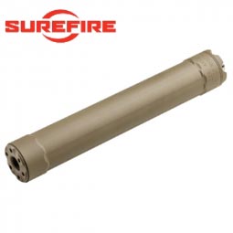 Surefire Thread-on 9mm Suppressor, M13.5x1 LH Threads, Dark Earth Octagon Titanium Outer Tube