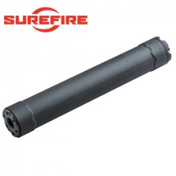 Surefire Thread-on 9mm Suppressor, 1/2 x 28 Threads, Gray Titanium Outer Tube