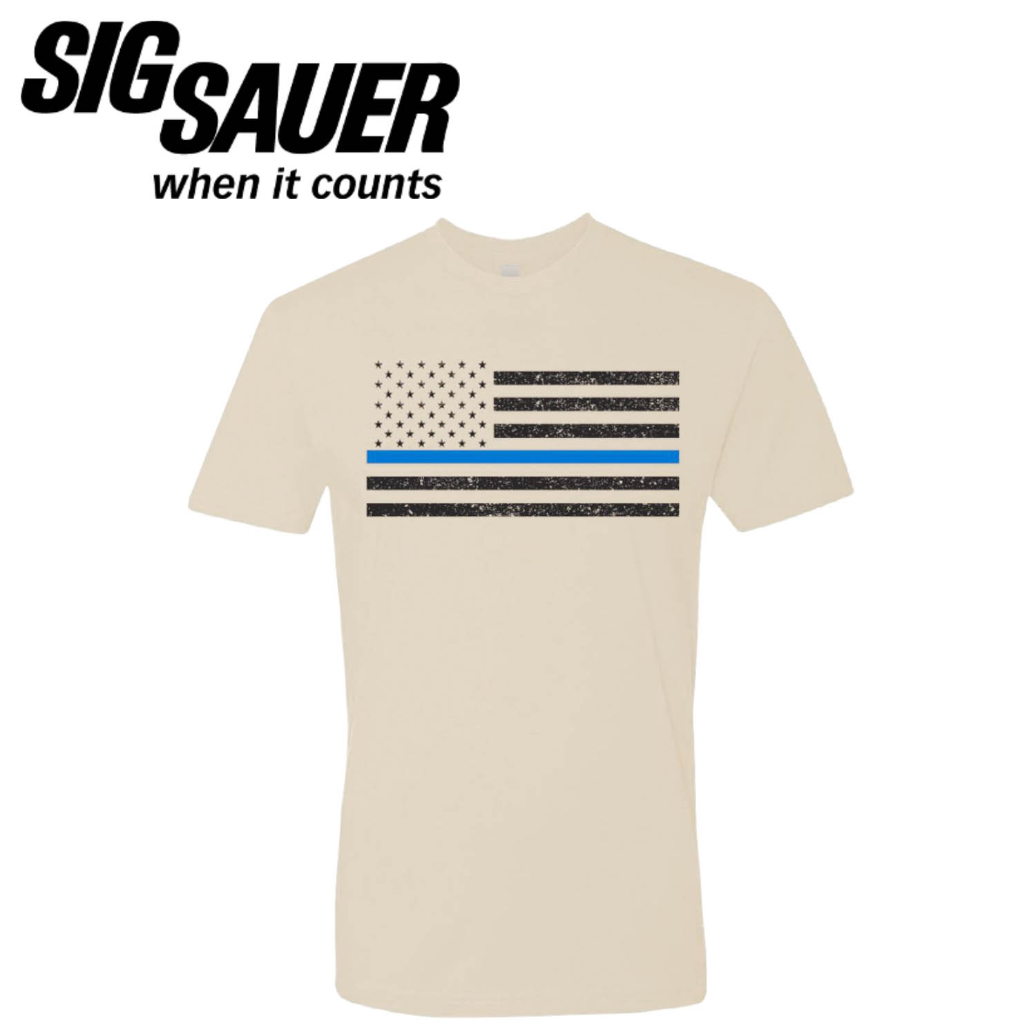 blue line flag t shirt